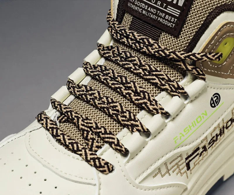 2025New Men High-top Casual Shoes Outdoor Comfort Sneakers Lightweight Man Running Sport Shoes Soft-soled Walking Zapatos Hombre