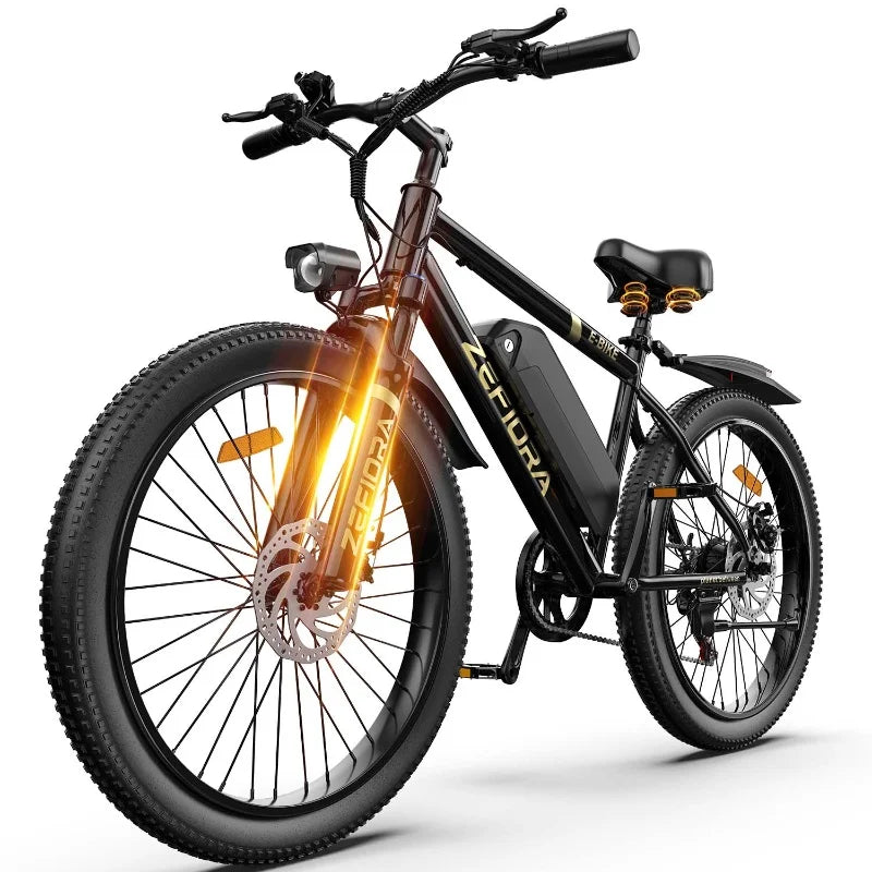 Zefiora M10 26 29er Mountain Bikes,48v Aluminum Alloy 1000w Motor Ebike, Adjustable Brake Seat,for Cycling Electric Bicycle
