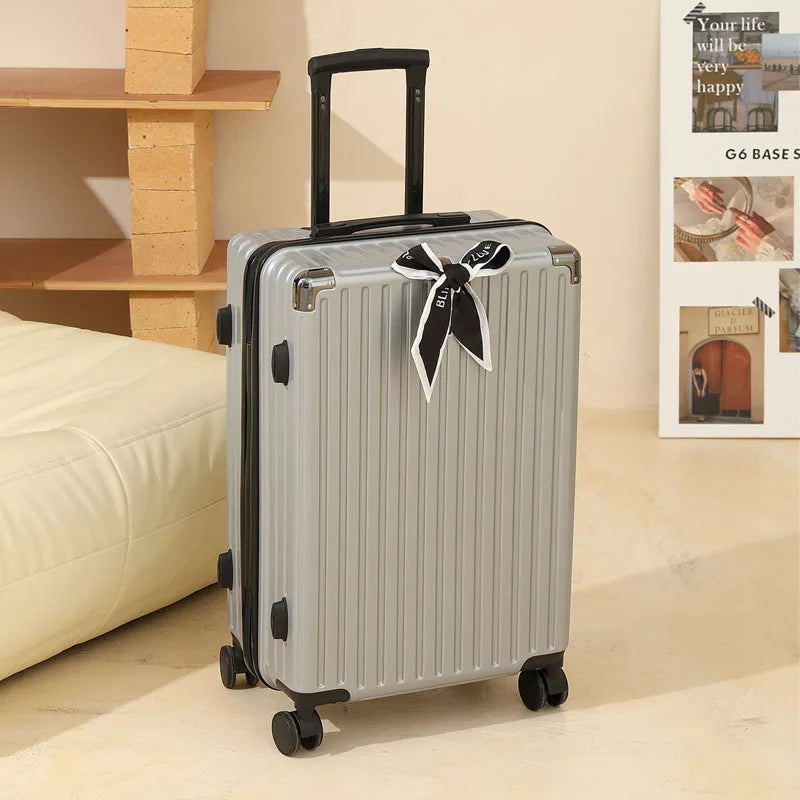 Suitcase Wide Handle Travel Suitcase Men 20 24 26 Carry-On Luggage Women Multiple Color Options Travel Exclusive