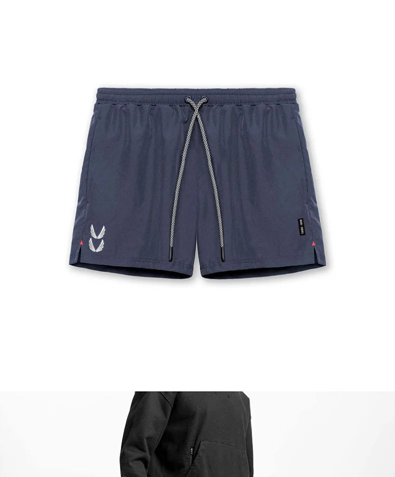 Mens Gym Training Shorts Man Quick Dry Sports Casual Short Pants Fitness Workout Running Bodybuilding Fashion Basketball Shorts