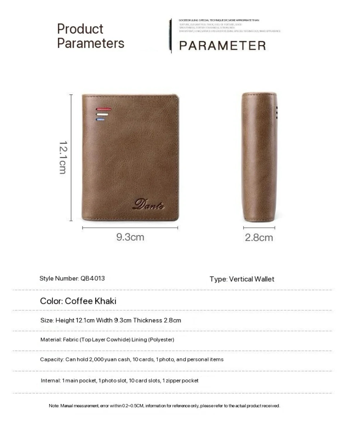 High Quality Men Wallet 2025 New Style Fashion Large Capacity Retro Card Bag Zipper Purses Pocket Short Men's Leather Wallet