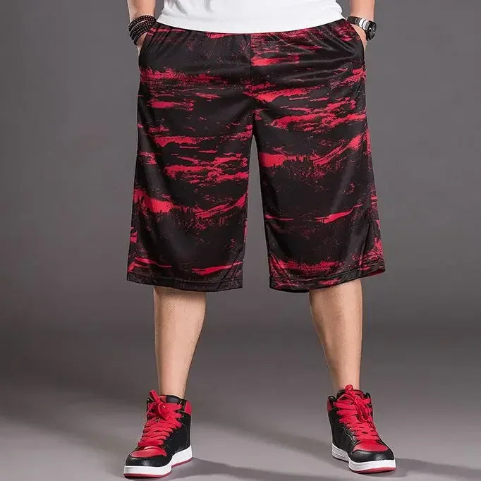 Male Short Pants Basketball Long Quick Dry Men's Shorts Training Bermuda Essential Fashion With Korean Style Stylish Clothing