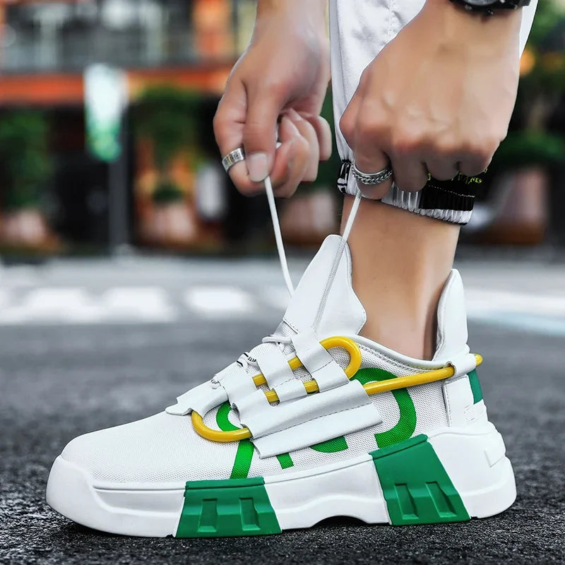 Casual Shoes For Men Street Style Walking Shoes Sneakers Thick Bottom Running basketball Shoes Male 2024 Vulcanized Sneakers Men