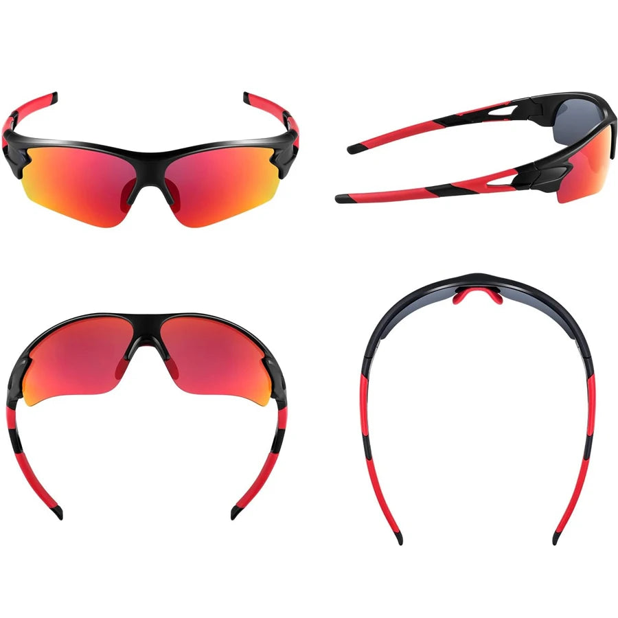 Sports Sunglasses for Men Women Fashion Lightweight Mens Sunglasses UV Protection for Outdoors