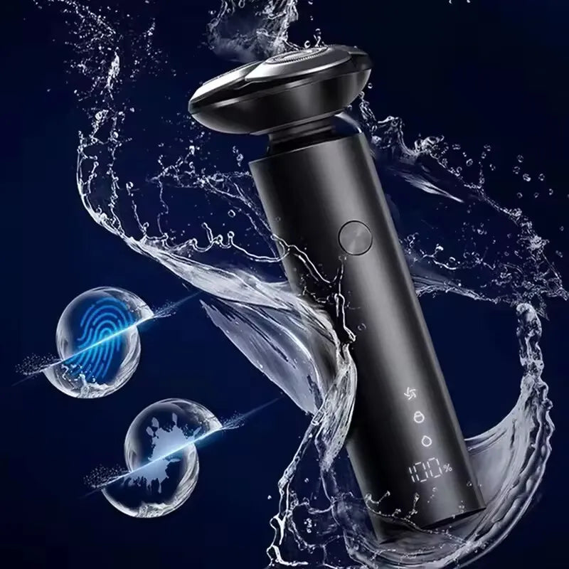 Electric Shaver Clipper Triple Blade Trimmer For Men Dry Wet Shaving Washable Beard Hair Cutting Machine Razor