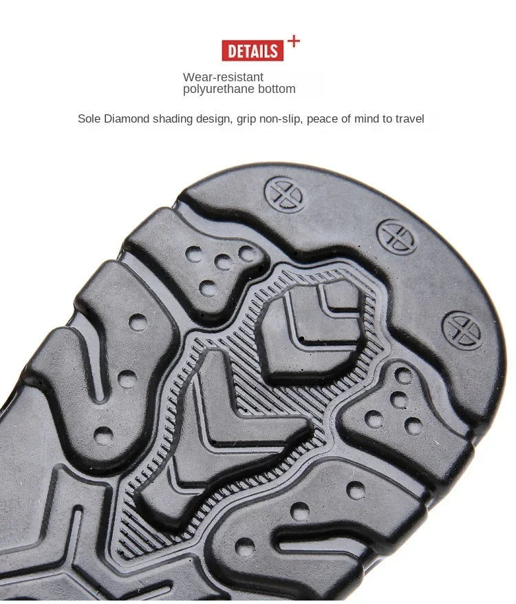 2025 Summer Beach Sandals for Men New Hollow Men's Sandals Outdoor Breathable Mens Bag Head Mesh Casual Shoes Zapatillas Hombre