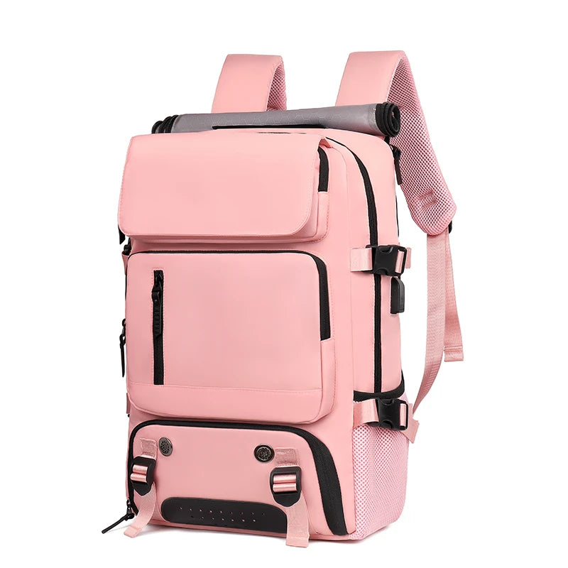 New casual large - capacity travel backpacks for both men and women. They are multifunctional computer backpacks suitable for bu