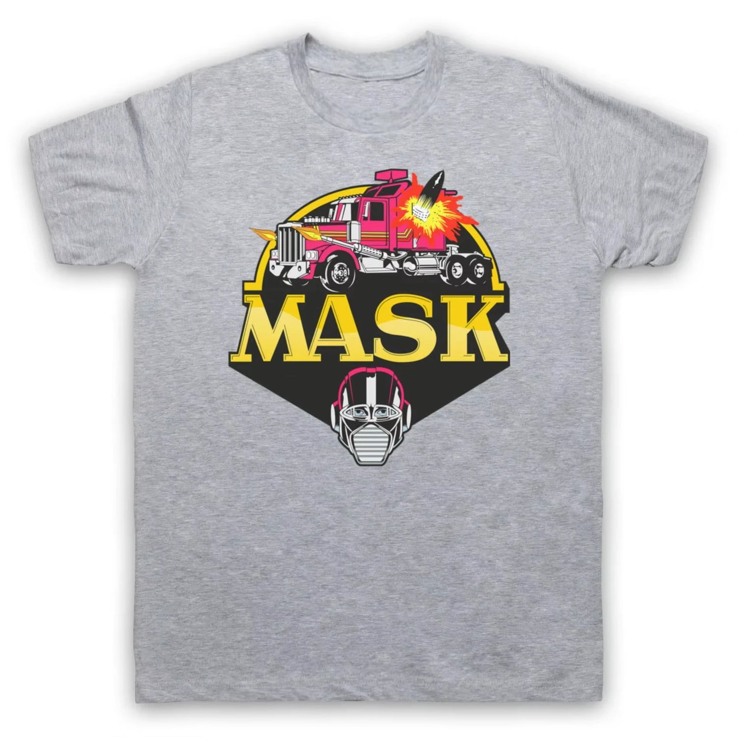 2025 T-shirts Are Selling Well in Summer M.A.S.K. MASK 80'S CARTOON LOGO ANIMATION Animated Peripheral T-shirt Women Men Fashion