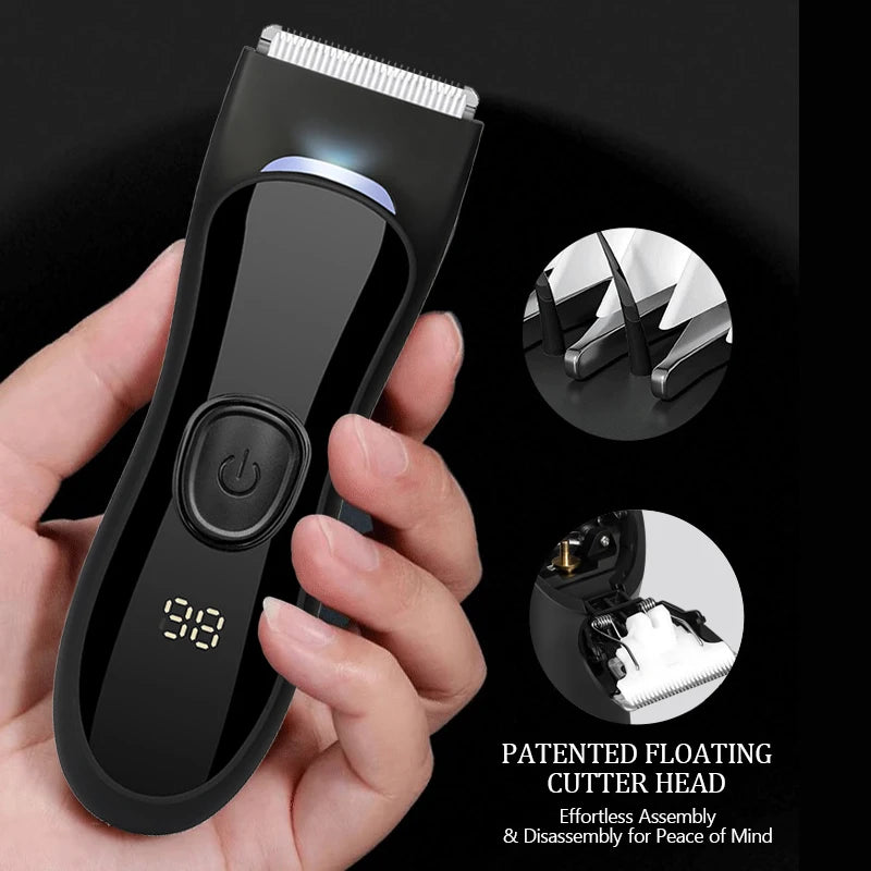 Electric HairClipper Men Haircut Machine Beard Machine Shaving Body Hair Trimmer Clippers Barber Gentleman Shaver Washable