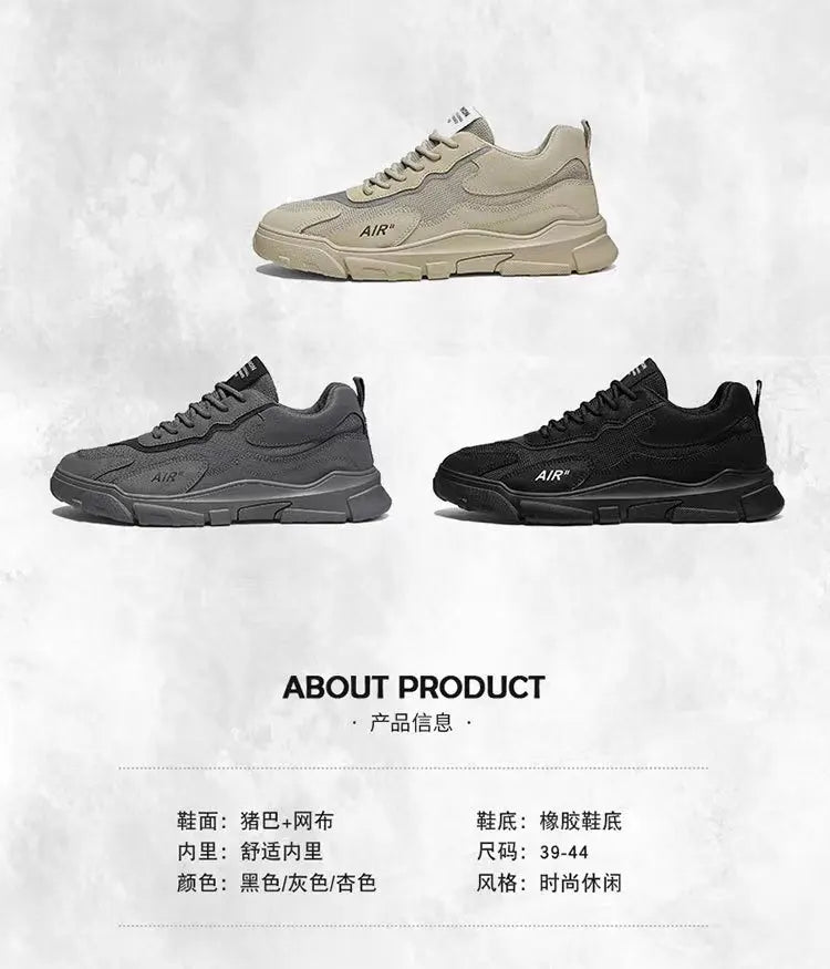 Tennis Sneakers for Men Fashion Male Casual Shoes Luxury Breathable Platform Men Running Shoes Comfortable Sneakers Male Mesh