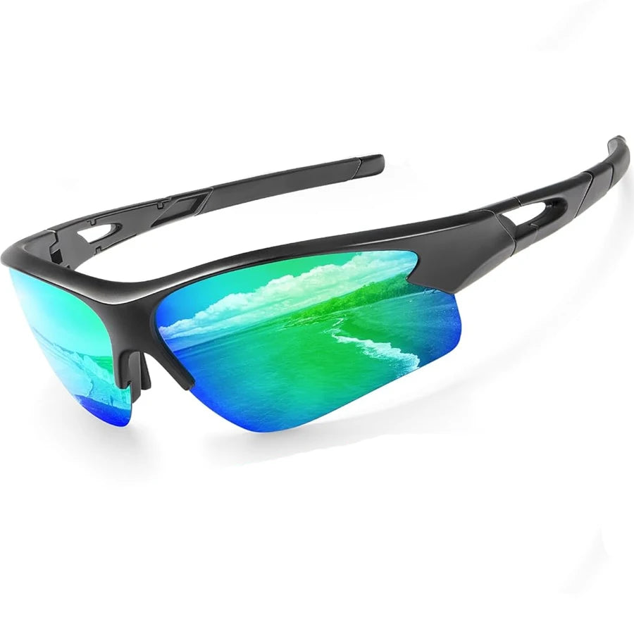 Sports Sunglasses for Men Women Fashion Lightweight Mens Sunglasses UV Protection for Outdoors