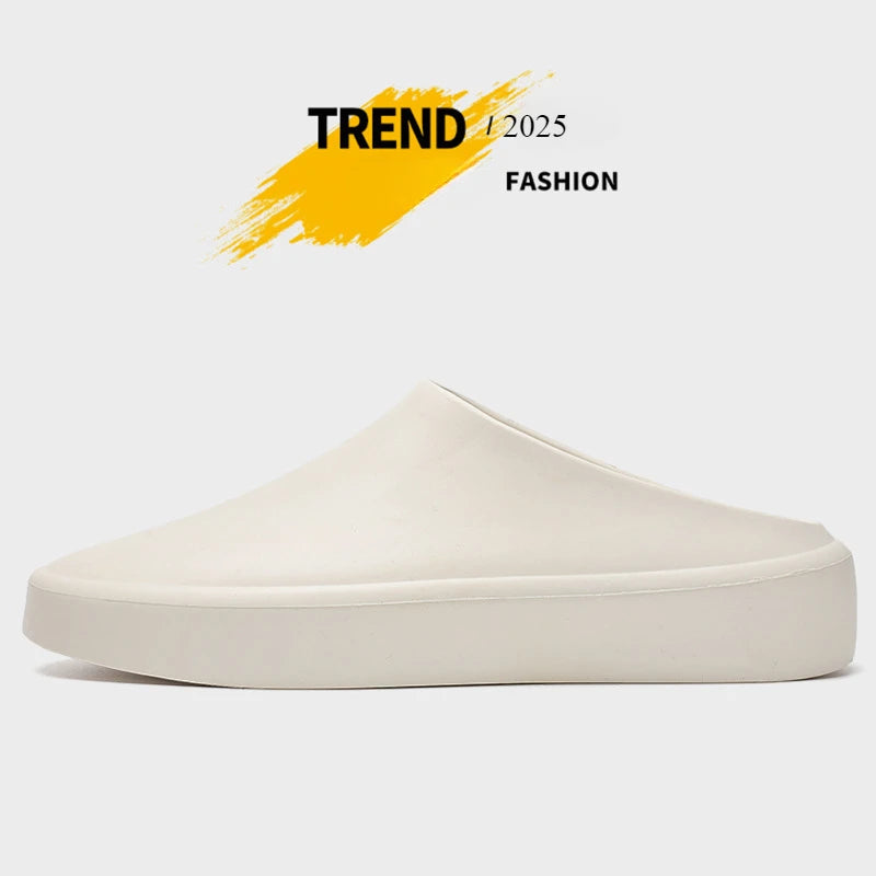 Comfortable Slippers for Men Women Stylish Summer Beach Slides Couples Hollow Out Sandals Anti-Slip Bathroom Slippers