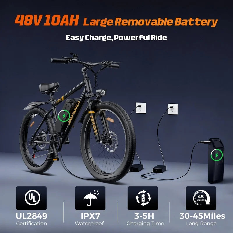 Cheap 2000w Adult Men\'s Bike,20 26 Inch Capable Climbing 45° Slope 30-50mph 30-60mile 48v Aluminum Alloy,for Electric Bicycle