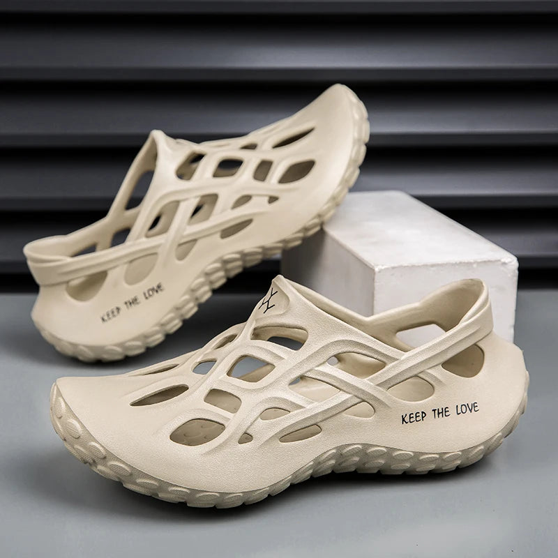 Men Summer Comfortable Breathable Sandals Outdoor Leisure Water Shoes for Hiking and Beach