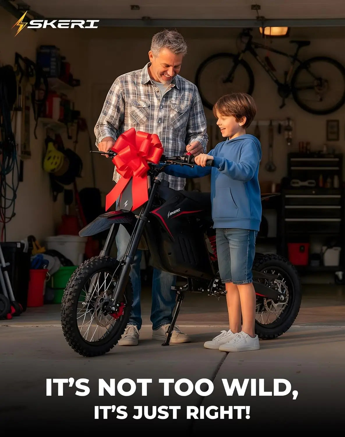 Electric Dirt Bike for Adults & Teens, 14"/12" Fat Tire 3200W Motor 37MPH Off-Road EBike, 48V 21Ah Battery, Customized