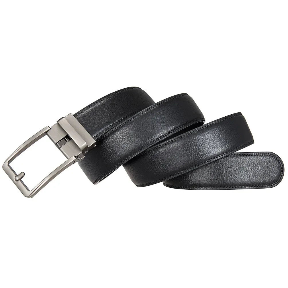 Click Belts for Men Luxury Brand Designer Fashion Automatic Buckle Genuine Leather Men's Jeans High Quality Waist Male Strap