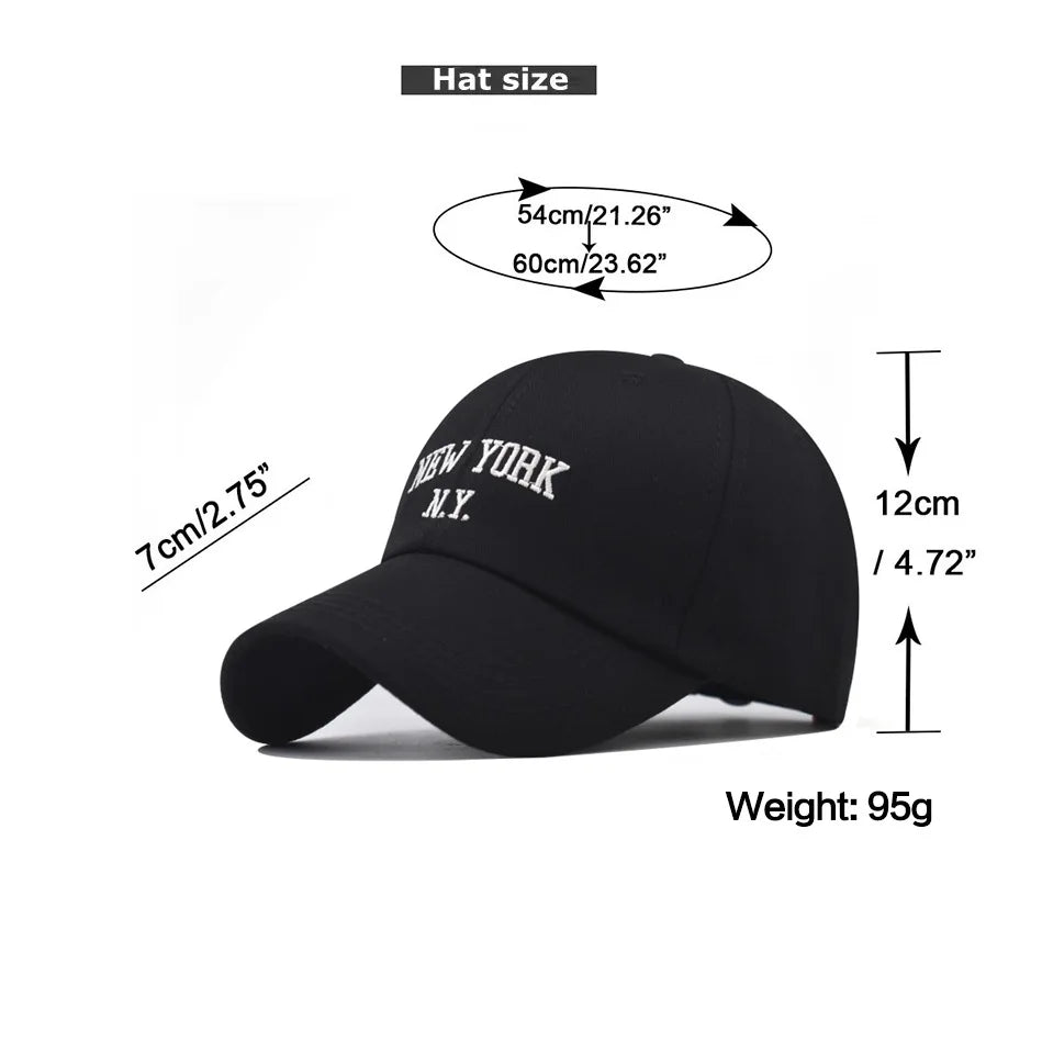 Fashion Baseball Cap for Men Letter Embroidery Hip Hop Snapback Male Caps Fashionable Trucker Sports Women Leisure Tennis Hat