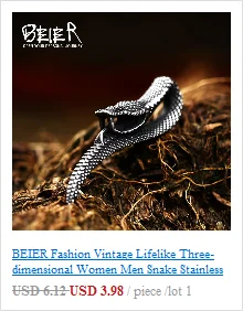 BEIER Vintage Man Boy Oval Tiger Eye Brown Stones Ring in Stainless Steel Jewelry Mens Accessories Anel Aneis BR8-699