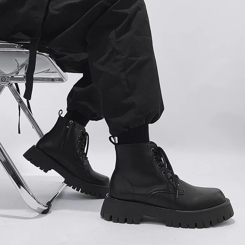 Tactical Boots Men Man Shoes Work and Safety Shoes Dress Booty Man High Heel Ankle Boots Mens Shoe Casual Sneakers Men's Boot