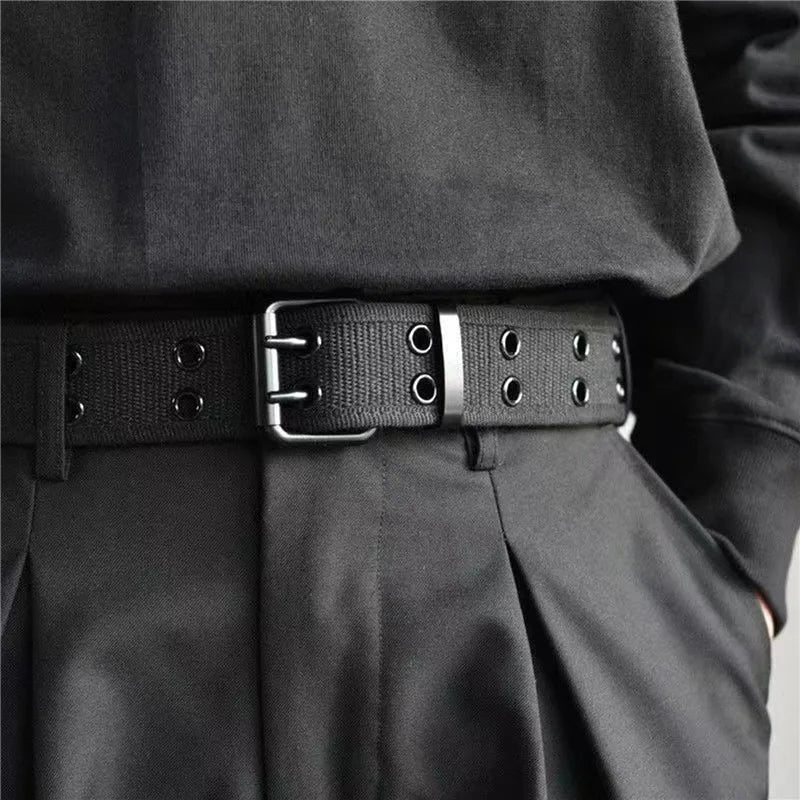 High Quality Canvas Tactical Belt For Men Metal Buckle Luxury Webbing Waistband Outdoor Sport Male Training Belts