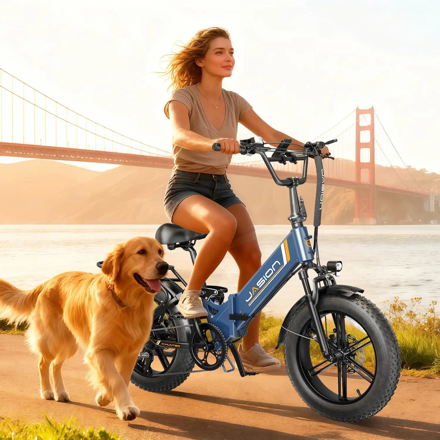X Hunter ST 20" Electric Bike for Adults,Peak 1400W Motor,30MPH Max Speed Foldable Ebike,71 Miles Range Folding E, Customized