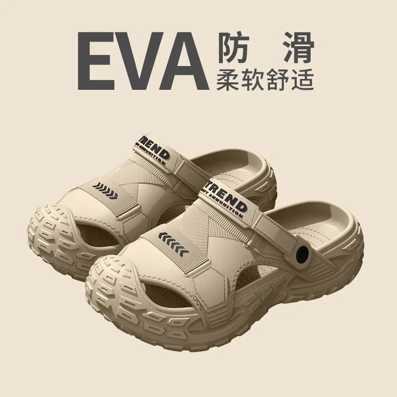 Men's Shoes Summer Luxury Sandals Slippers Flat Sandals Beach Slip on Shoes Man Sneakers Platform Beach Sports Sandals 47 Clogs