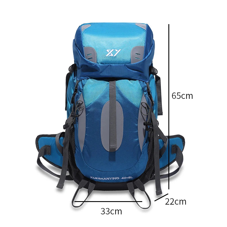 Camping Backpack Travel Bag Men Women Hiking Trekking Climbing Rucksack Outdoor Sports Bags Large Capacity Luggage Shoulder Bag