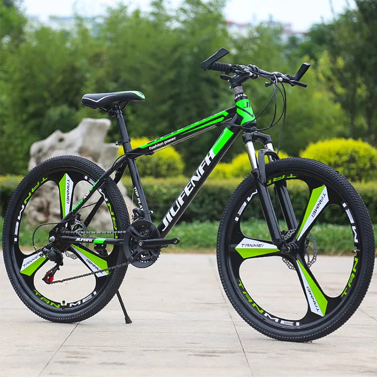 Bike Mountain Bike 24-inch 26-inch Lifestyle Fitness Bike with Dual Disc Brakes