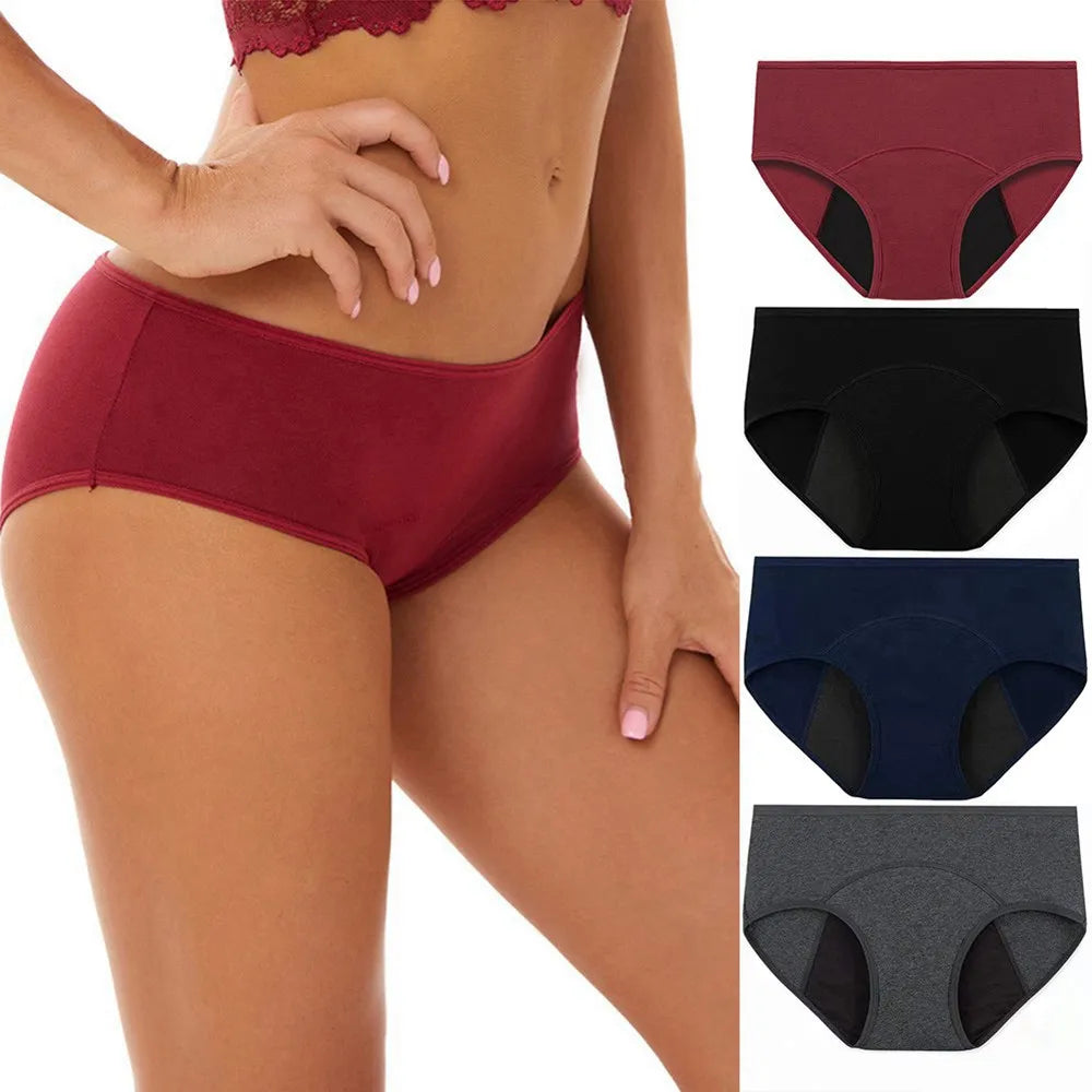 Very Abundant Menstrual Panties Woman Breathable Women's cotton briefs Low Waist Physiological Period Underwear For Women