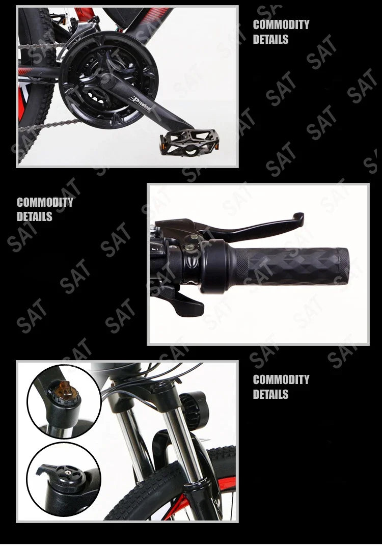 'China Electric Bike 27 Speed Electric Bicycle 26 Inch Mountain Ebike Double Disc Brake 36v 250w Electric Bike For Adult