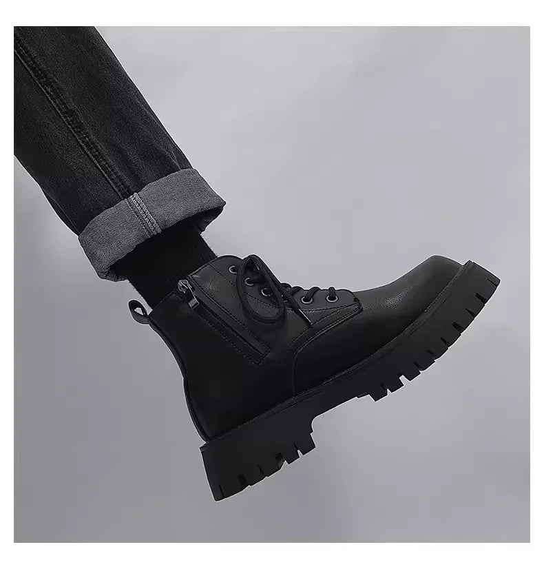 Tactical Boots Men Man Shoes Work and Safety Shoes Dress Booty Man High Heel Ankle Boots Mens Shoe Casual Sneakers Men's Boot