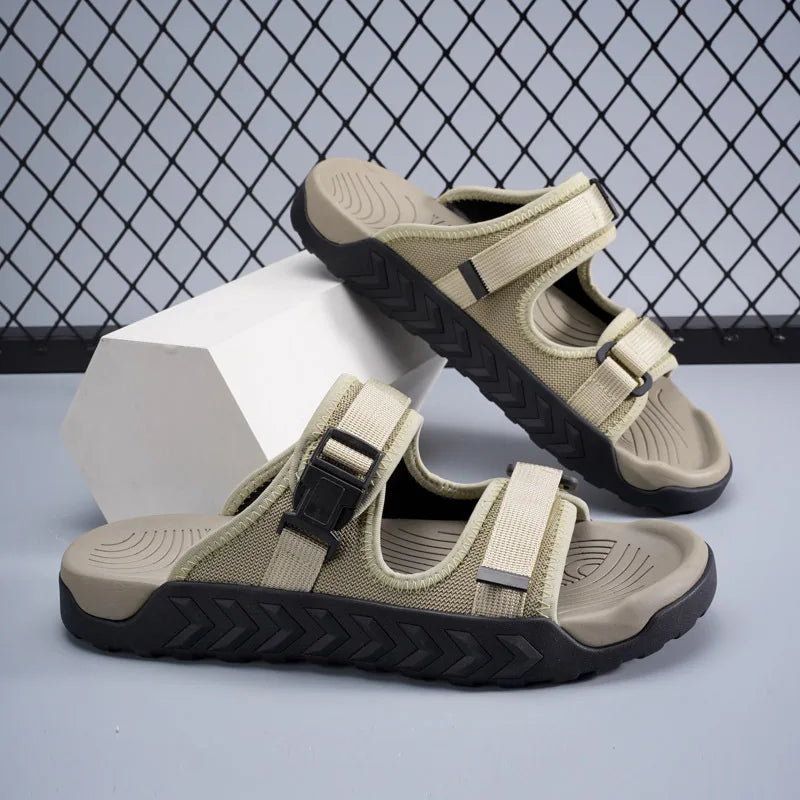 Summer Men Women Casual Sandals Couple Breathable Beach Slipper Outdoor Thick Soled Non Slip Sports Slippers for Men Big Size47
