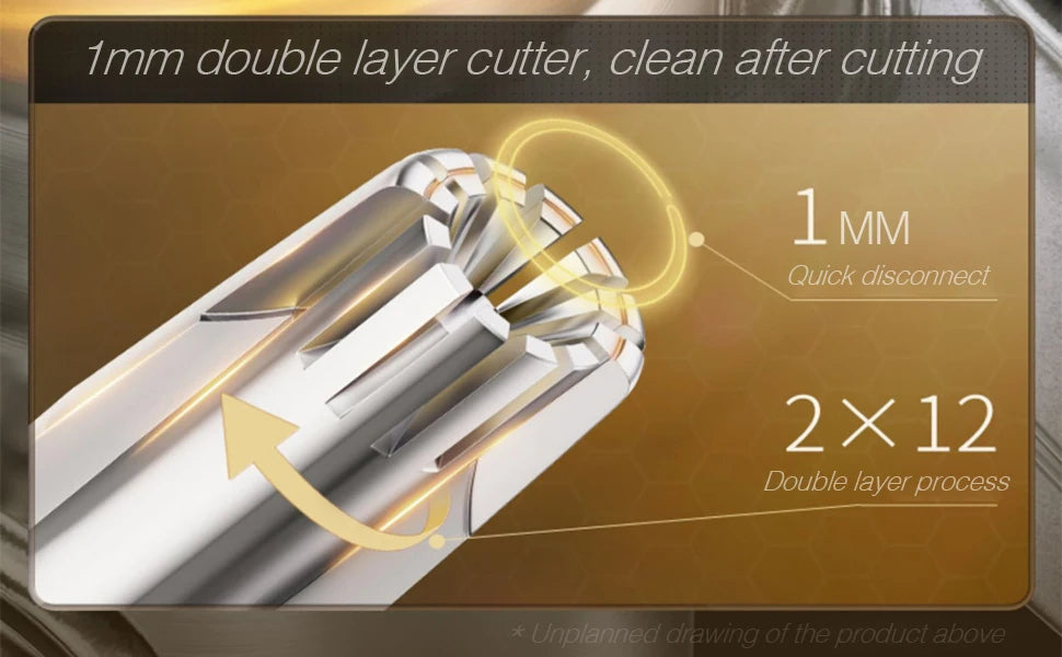 Ear and Nose Hair Trimmer Clipper Painless Hair Trimmer for Men Women Manual Trimmer with Waterproof Hand wash Easy Cleansing