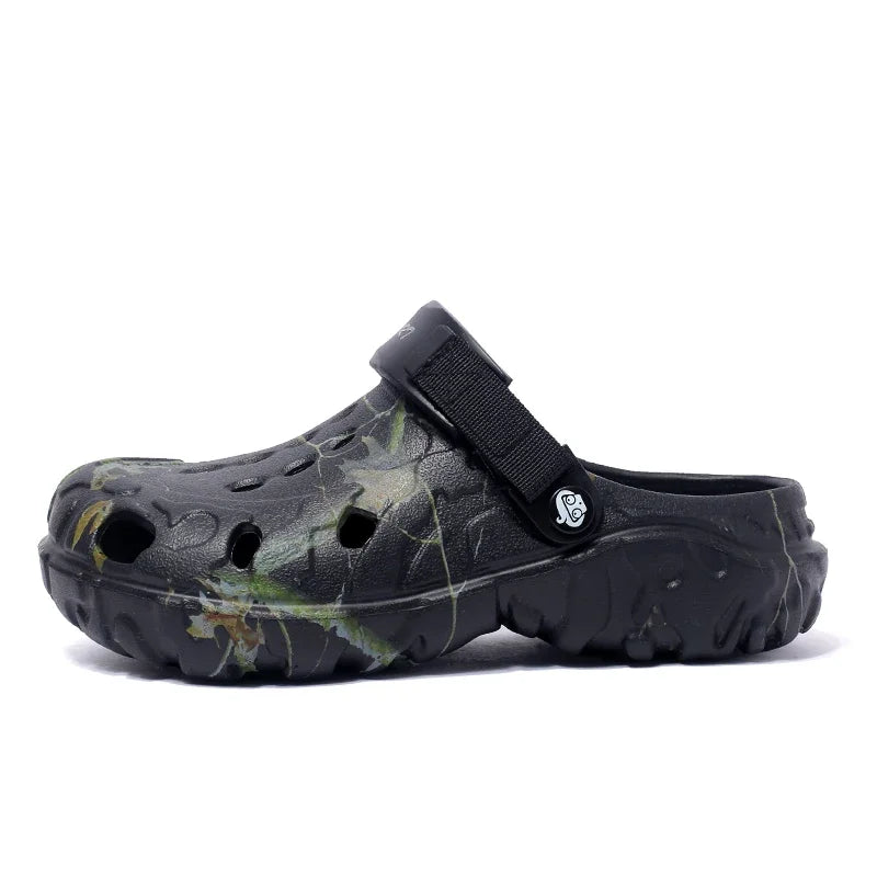 2025 Summer Men's Sandals New Home Garden Shoes Comfortable and Lightweight Men Slippers Non-Slip Soft Bottom Flip Flop Sandals