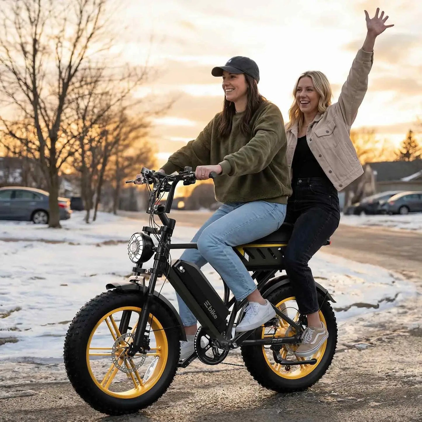 TST Electric Bike for Adults, 1500W Peak Motor Ebike with 48V 15/25/30Ah Built-in Battery, 60/120 Miles Range 28, Customized