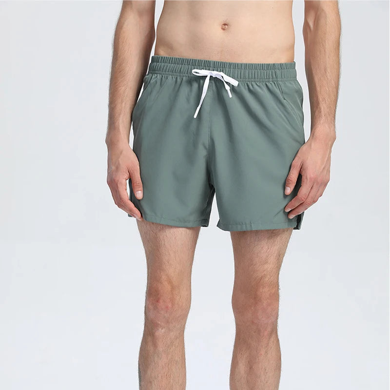 Men's Running Shorts Fitness Training Sportswear Quick Dry Summer Beach Bottom Workout Jogging Short Pants Men Sport Gym Shorts