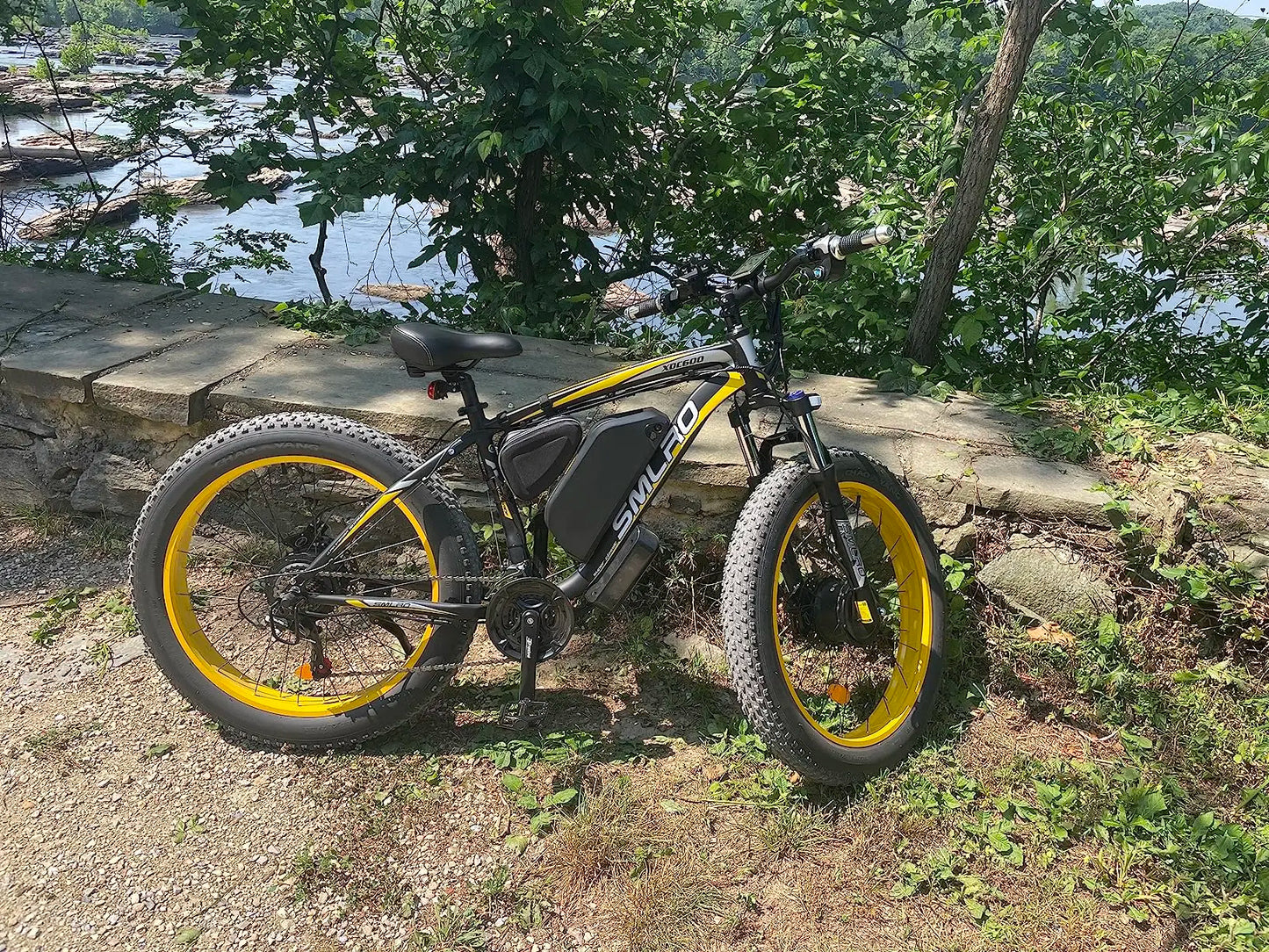 Dual Motor 3000W Peak Electric Bike for Adults 52V 30AH Ebike 26Inch Fat Tire Hunting Bike for Off Road Mountain Snow