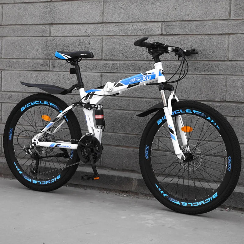 Bike Folding Mountain Bike  Double Shock Absorption