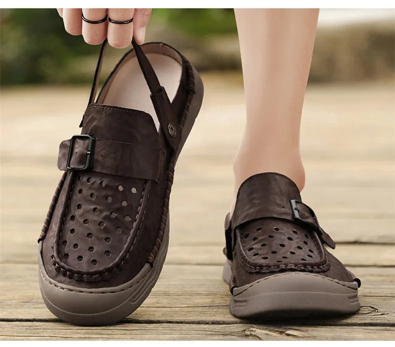 Summer Men‘s Sandals Casual Comfortable Men Slippers 2025 New Designer Sneakers Lightweight Outdoor Beach Sandals Men's Shoes