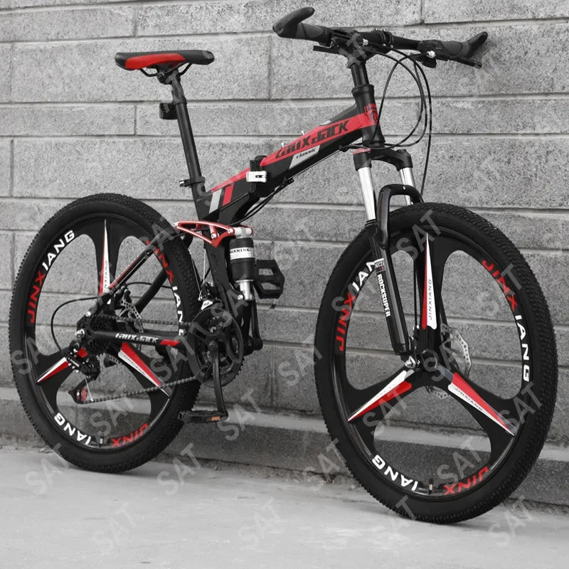 '27.5-Inch 26-Inch 20-Inch Fold Mountain Bike 7-Speed 21-Speed Fast Adult Folding 26'' Bicycle MTB Mountain Bike With Low Cost
