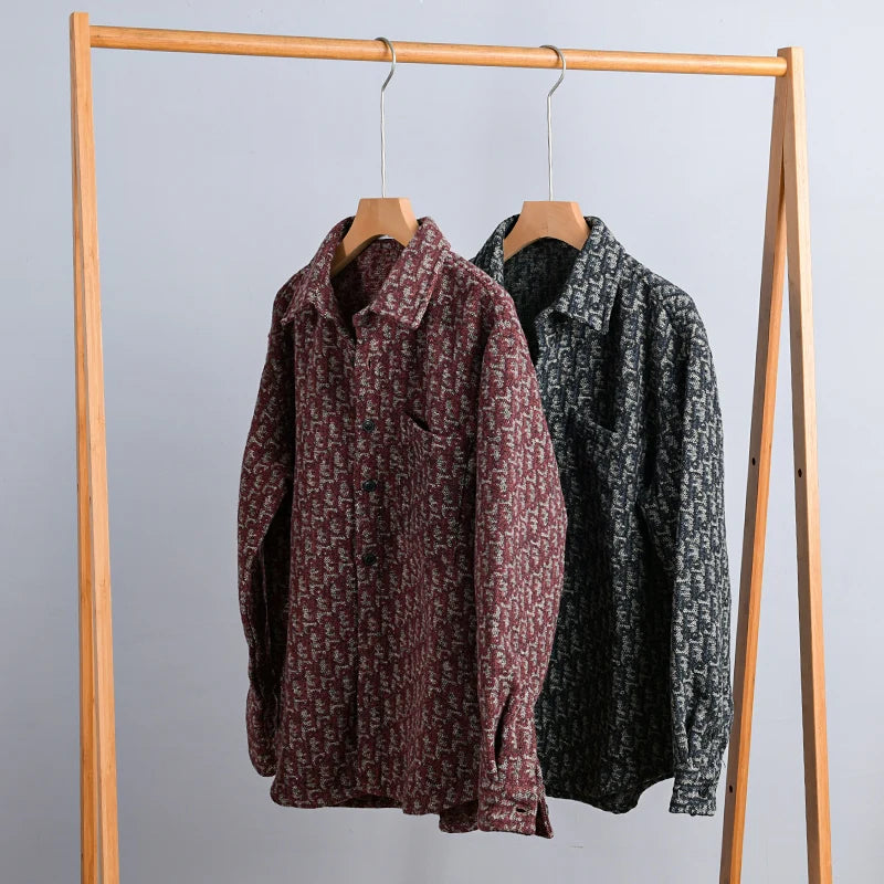 Shirt Autumn Boutique Men's Fashion Slim-fit Gentleman Work Business Everything Youth Trend British Style Long-sleeved Shirt