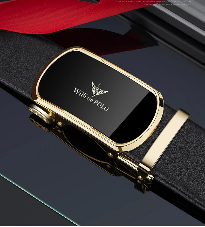 Men Belts Luxury Brand Designer Automatic Buckle Belt  Business Casual Dress Belts Gift for Men