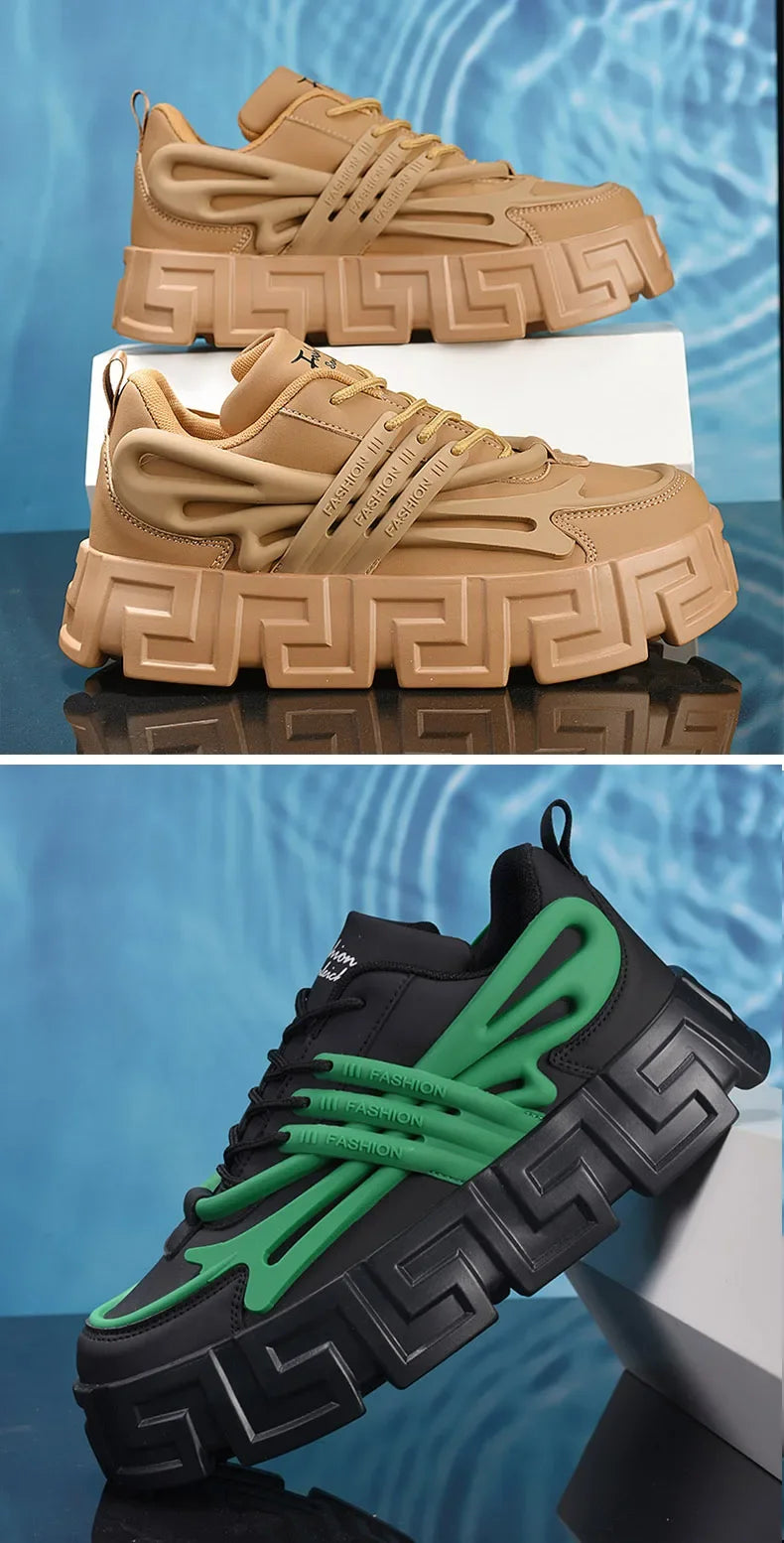 Casual Shoes For Men Street Style Walking Shoes Sneakers Thick Bottom Running basketball Shoes Male 2024 Vulcanized Sneakers Men