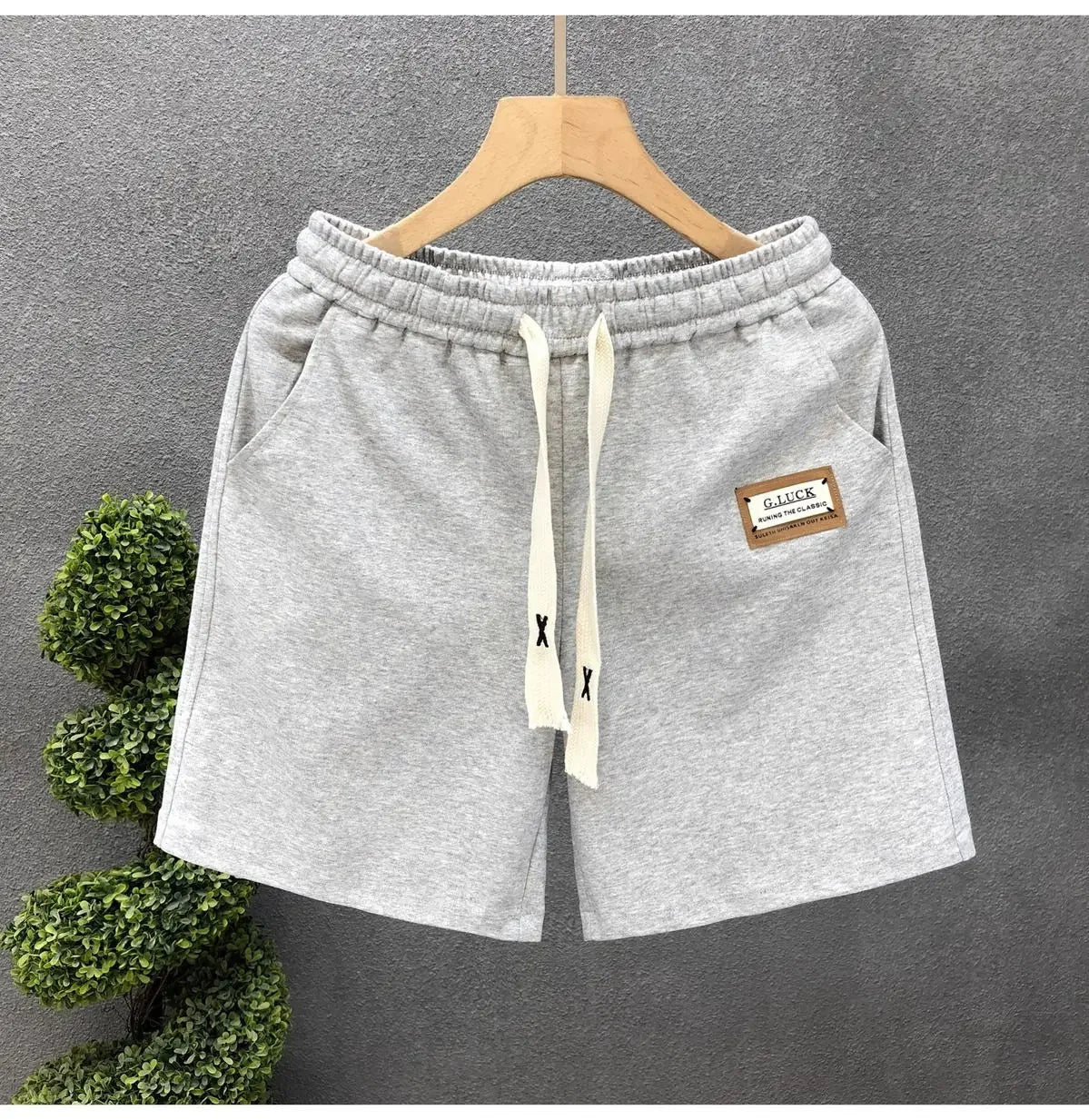 Men's Clothing White Shorts Summer 5-Inch Casual Trendy Sporty Lightweight Versatile Streetwear Fashion New