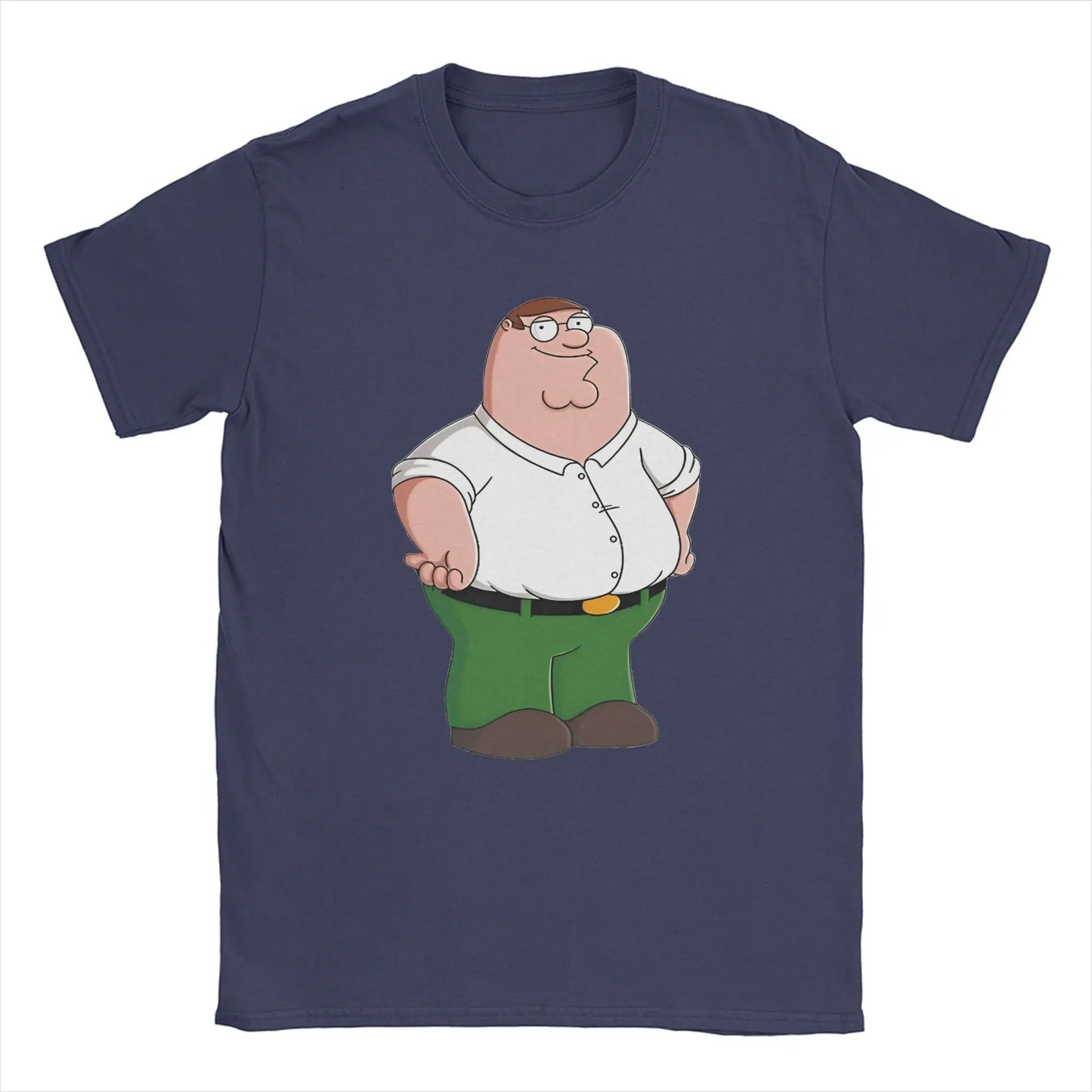Men T-Shirts Families Guys Peter Griffin Amazing Cotton Tee Shirt Short Sleeve Funny Tv T Shirt Round Collar Clothes Graphic