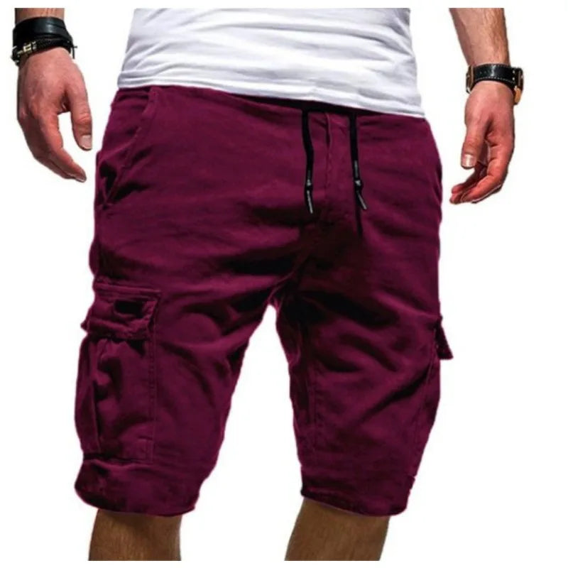Men's Cargo Shorts - Summer Casual Workout Shorts with Multiple Pockets, Quick-Dry Beach & Gym Shorts for Outdoor Activities