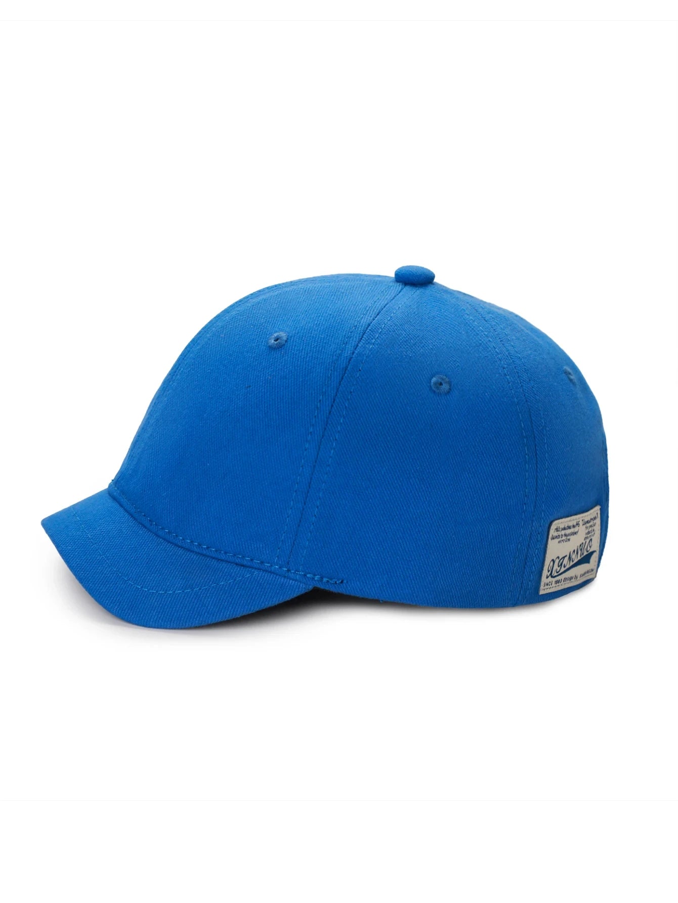 Men Women Short Edge Baseball Caps Casual Outdoor Cycling Caps Nylon Fastening Strap Adjustable Street Retro Embroidered Dad Hat