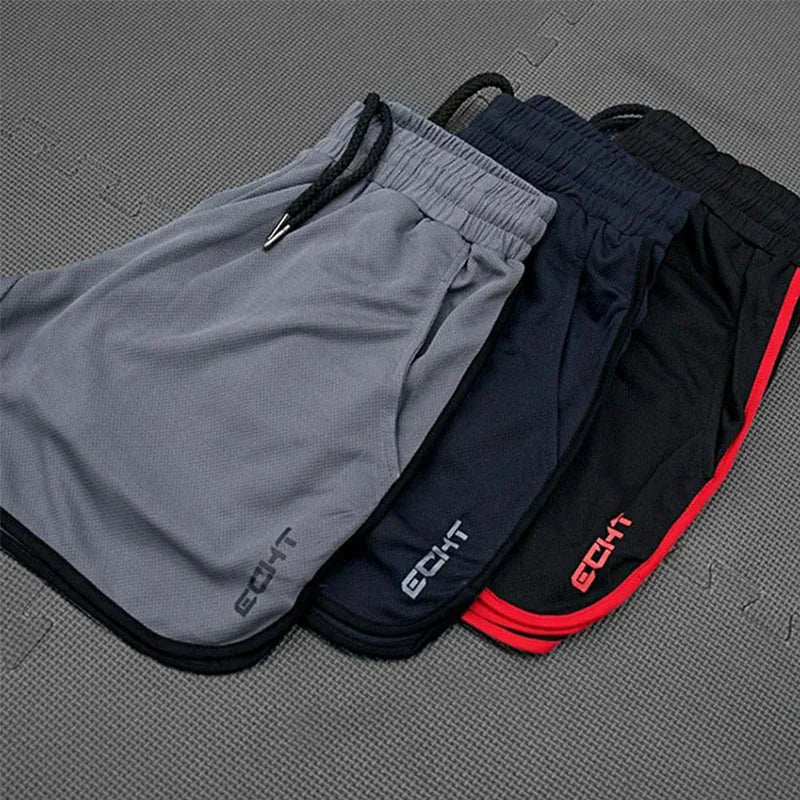 Men Fitness Shorts Summer Gyms Workout Male Breathable Mesh shorts Quick Dry Sportswear Jogger Beach Short Pants Men sweatpants