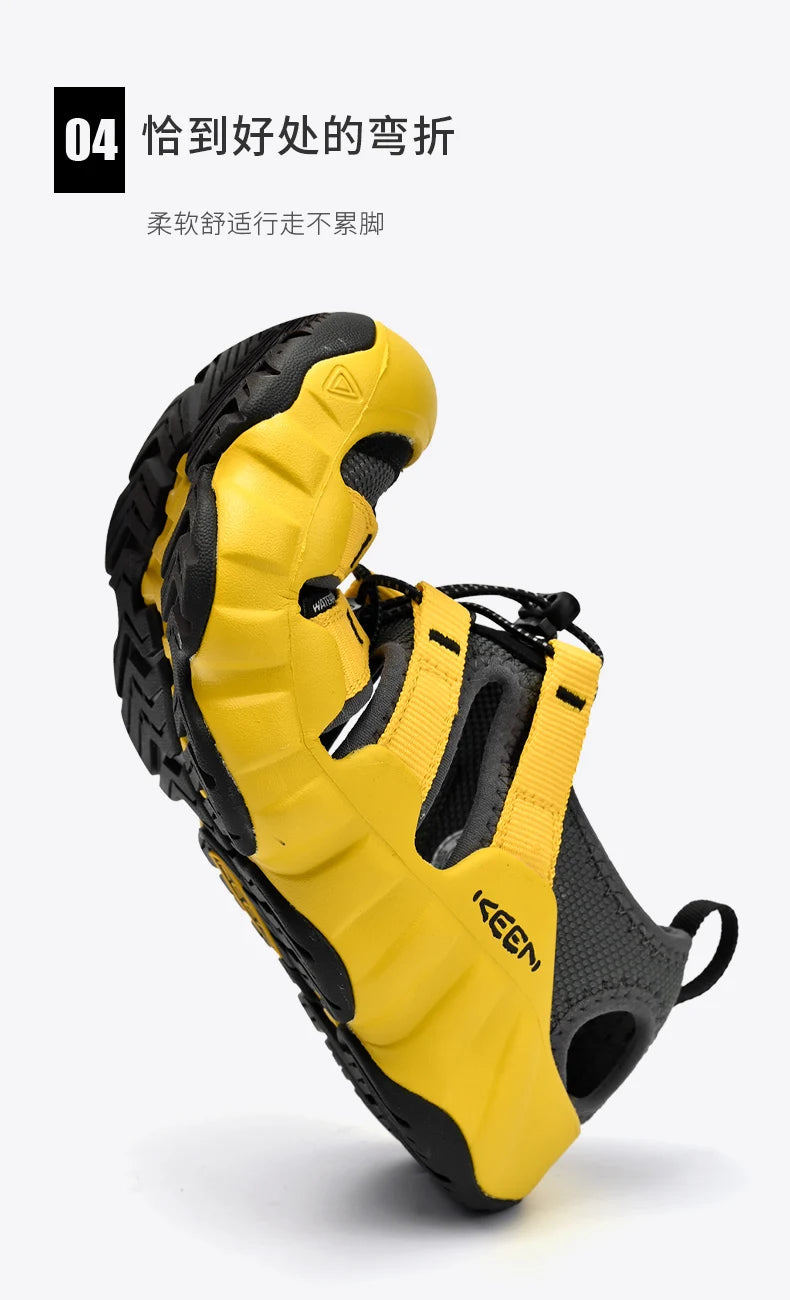 Luxury Brand Sandals For Men Outdoor Beach Shoes Unisex Comfy Non-slip Women's Summer Sandals Men's Sports Sneakers Wading Shoes