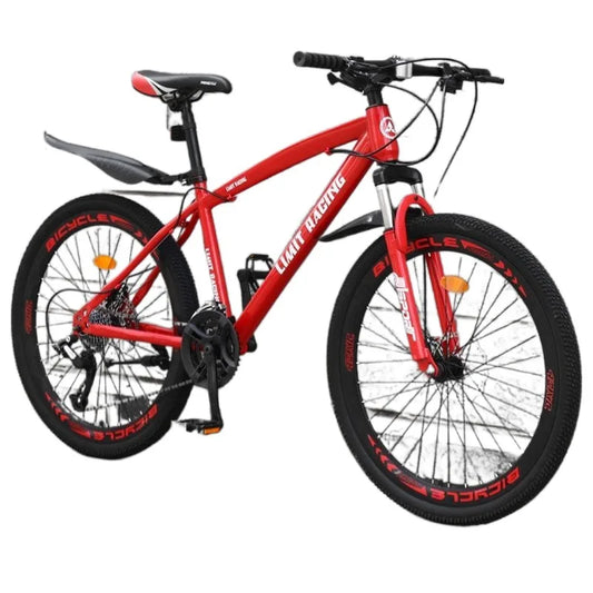 21/24/27-speed Shock Absorption Racing Bike Carbon Steel Frame Mountainbike 26 Inch Bicycle for Adults